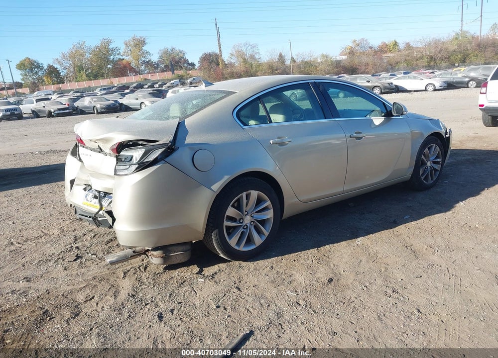 2014 BUICK REGAL TURBO VIN: 2G4GK5EX6E9212292