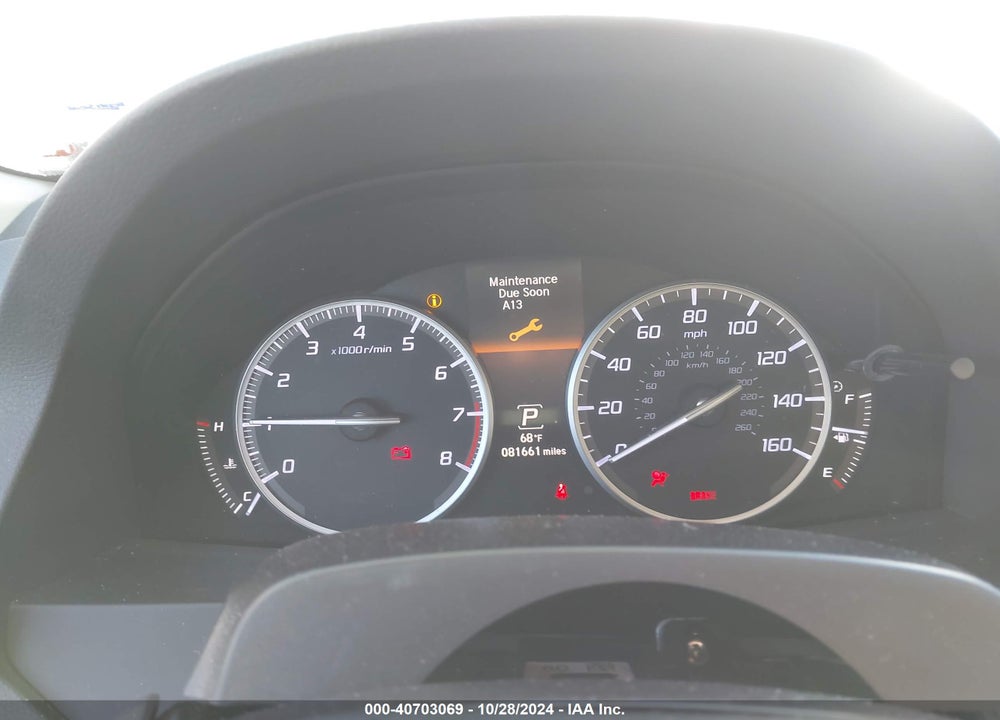 2016 ACURA RDX ADVANCE PACKAGE VIN: 5J8TB4H77GL010261
