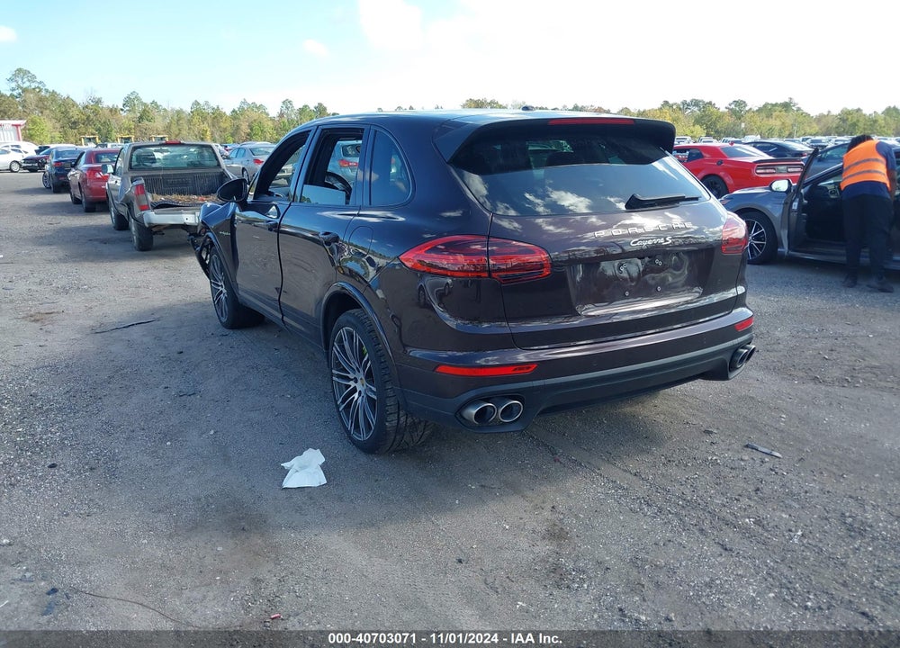 2017 PORSCHE CAYENNE E-HYBRID S PLATINUM EDITION VIN: WP1AE2A27HLA75451