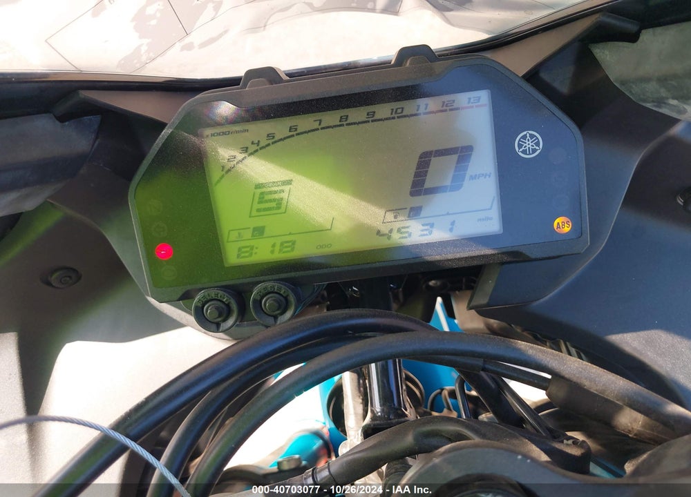 2021 YAMAHA YZFR3 A VIN: MH3RH18Y2MK006636