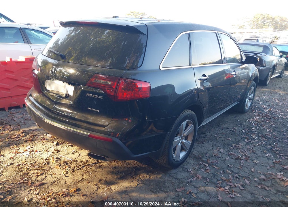 2010 ACURA MDX TECHNOLOGY PACKAGE VIN: 2HNYD2H45AH513911