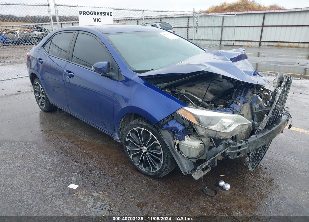 2014 TOYOTA COROLLA S PLUS VIN: 5YFBURHE0EP015886