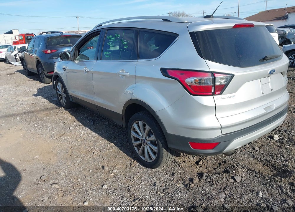 2017 FORD ESCAPE TITANIUM VIN: 1FMCU9J99HUB62230