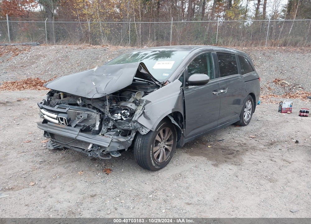 2016 HONDA ODYSSEY SE VIN: 5FNRL5H34GB012139