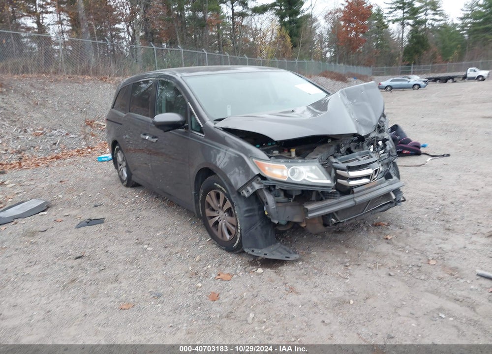2016 HONDA ODYSSEY SE VIN: 5FNRL5H34GB012139