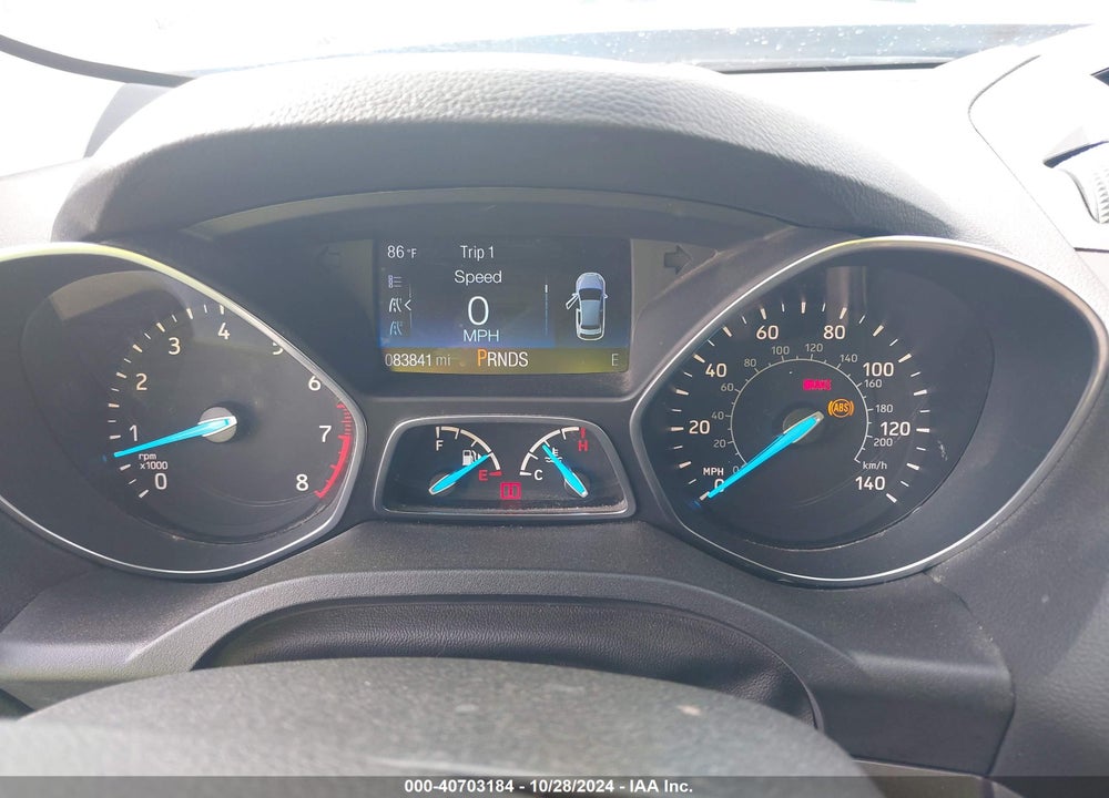 2017 FORD ESCAPE S VIN: 1FMCU0F74HUB29171