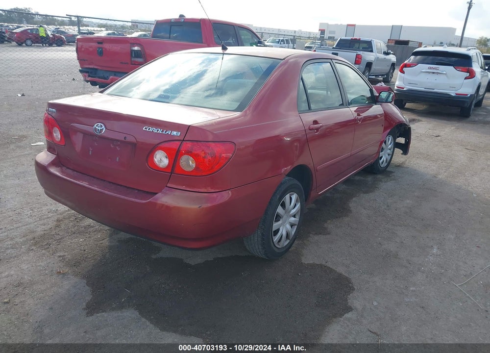 2006 TOYOTA COROLLA LE VIN: 1NXBR32E36Z662452