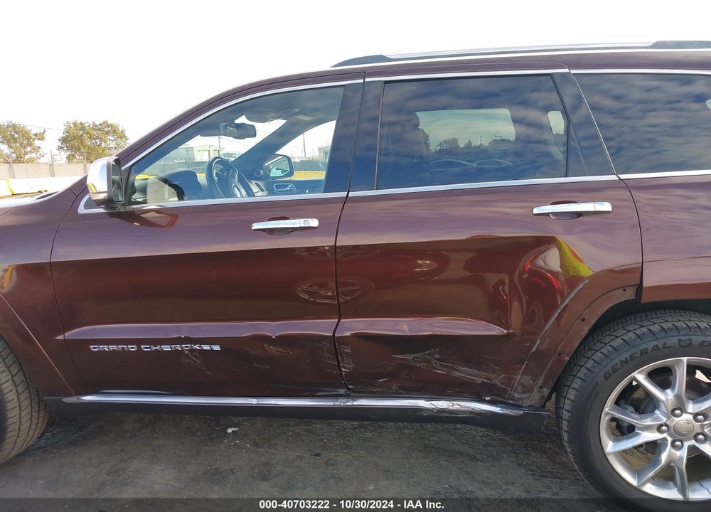 2014 JEEP GRAND CHEROKEE SUMMIT VIN: 1C4RJFJG1EC200636