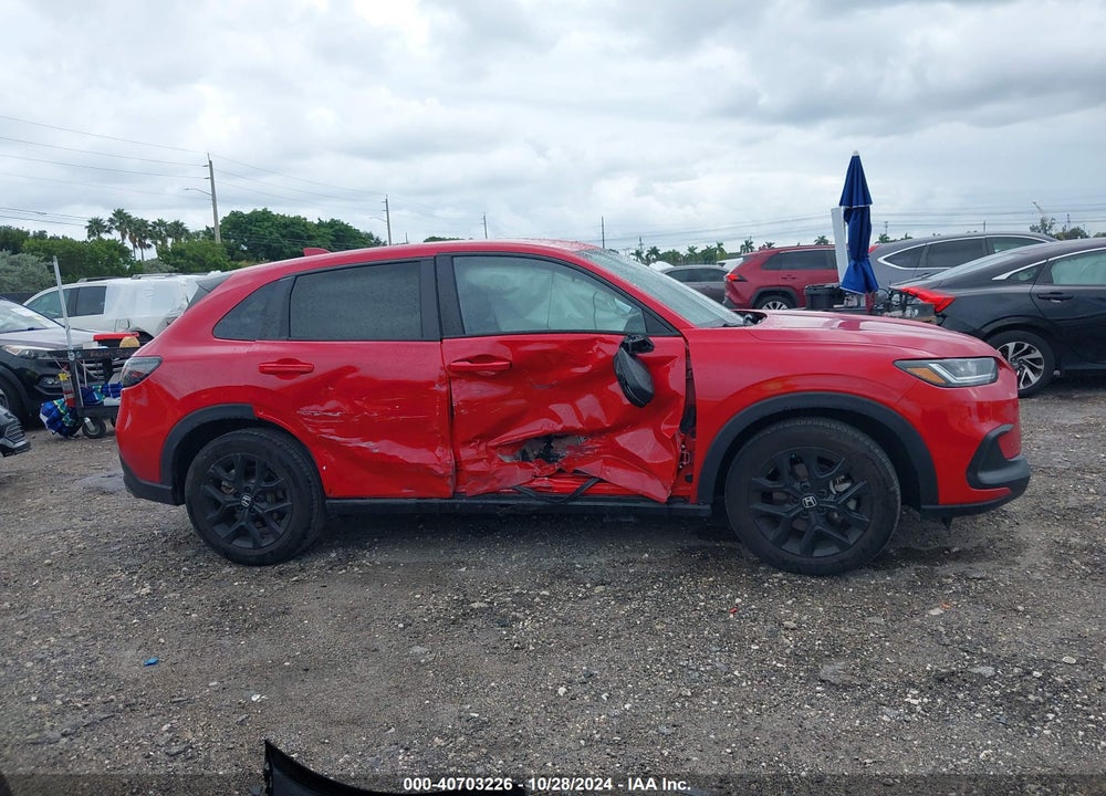 2024 HONDA HR-V 2WD SPORT/2WD SPORT W/O BSI VIN: 3CZRZ1H53RM711277