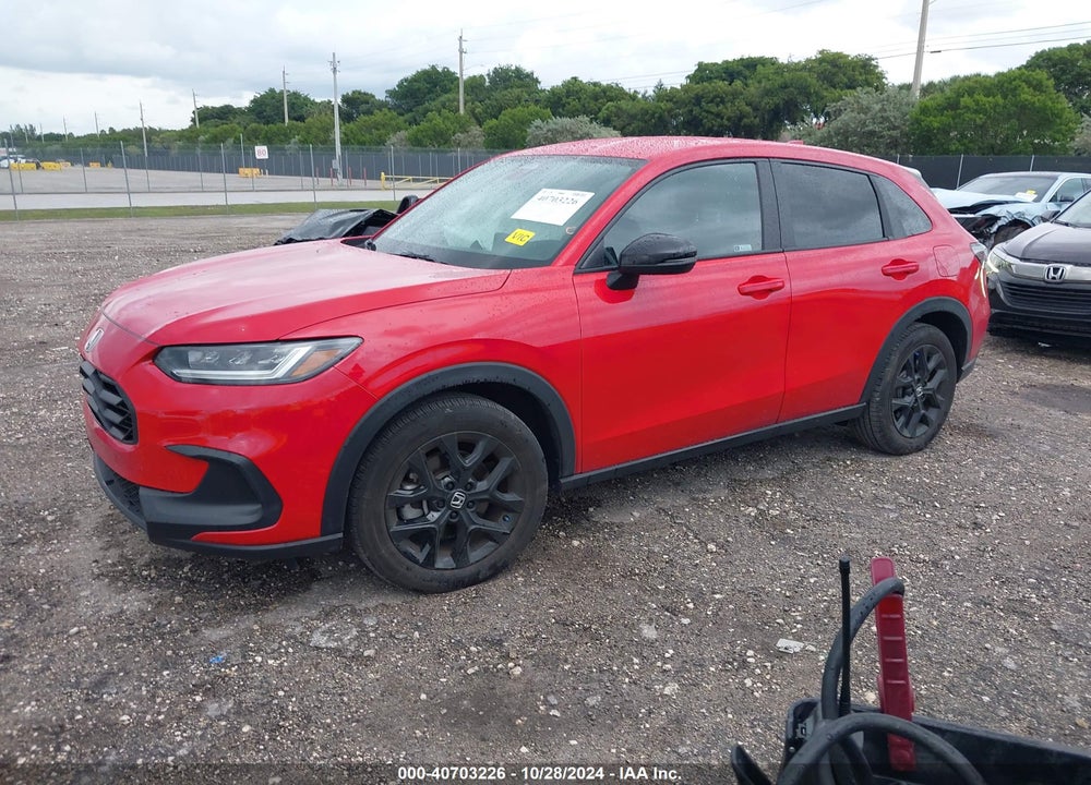 2024 HONDA HR-V 2WD SPORT/2WD SPORT W/O BSI VIN: 3CZRZ1H53RM711277