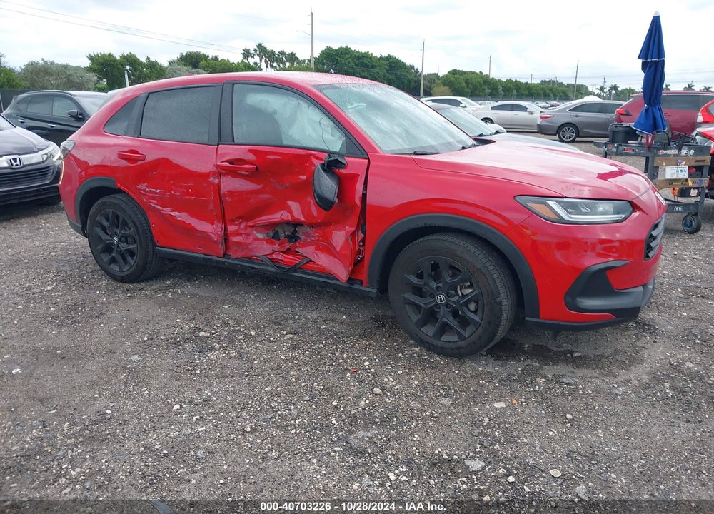 2024 HONDA HR-V 2WD SPORT/2WD SPORT W/O BSI VIN: 3CZRZ1H53RM711277