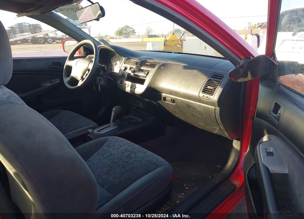 2001 HONDA CIVIC EX VIN: 1HGEM22951L001518