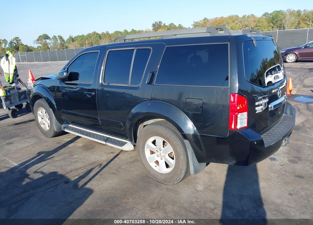 2011 NISSAN PATHFINDER SV VIN: 5N1AR1NN4BC634929