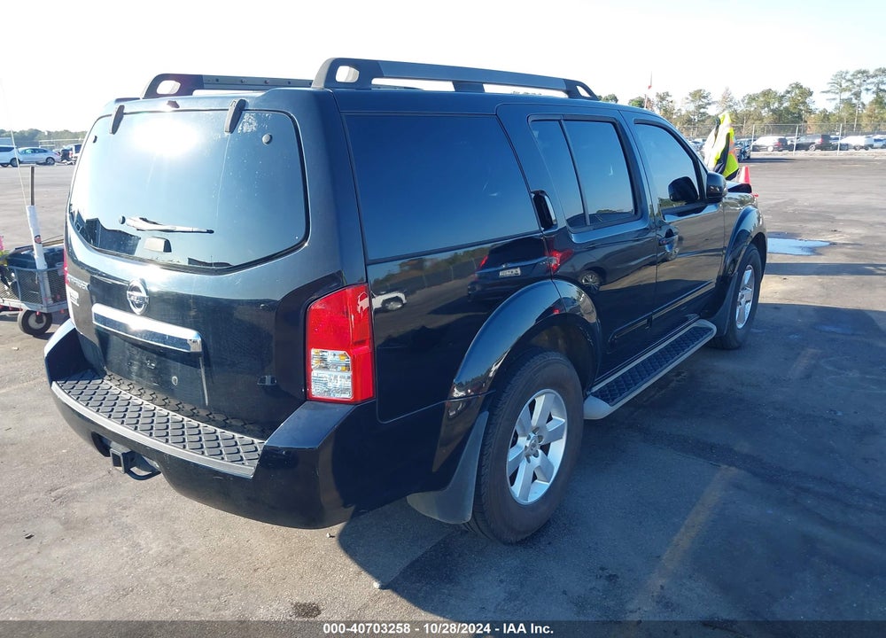 2011 NISSAN PATHFINDER SV VIN: 5N1AR1NN4BC634929