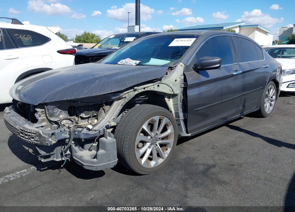 2013 HONDA ACCORD SPORT VIN: 1HGCR2F55DA057684