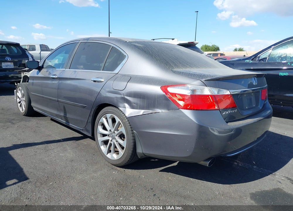 2013 HONDA ACCORD SPORT VIN: 1HGCR2F55DA057684