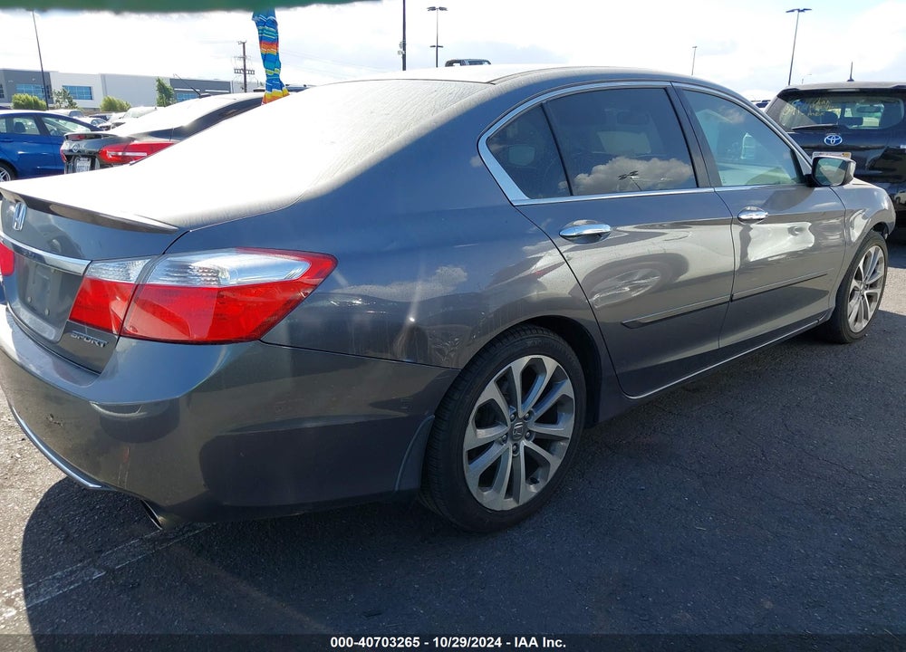 2013 HONDA ACCORD SPORT VIN: 1HGCR2F55DA057684