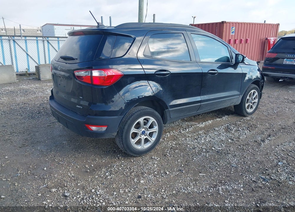 2022 FORD ECOSPORT SE VIN: MAJ6S3GL8NC463635