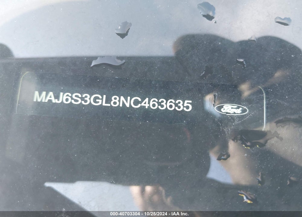 2022 FORD ECOSPORT SE VIN: MAJ6S3GL8NC463635