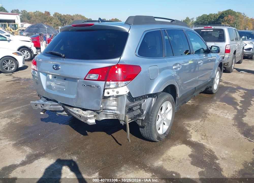 2014 SUBARU OUTBACK 2.5I PREMIUM VIN: 4S4BRCCC6E3221352