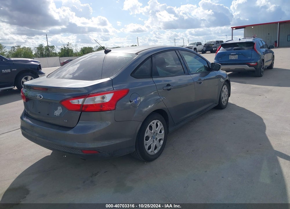 2012 FORD FOCUS SE VIN: 1FAHP3F21CL207191