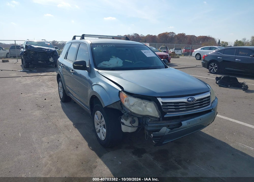 2009 SUBARU FORESTER 2.5X VIN: JF2SH61669H759002