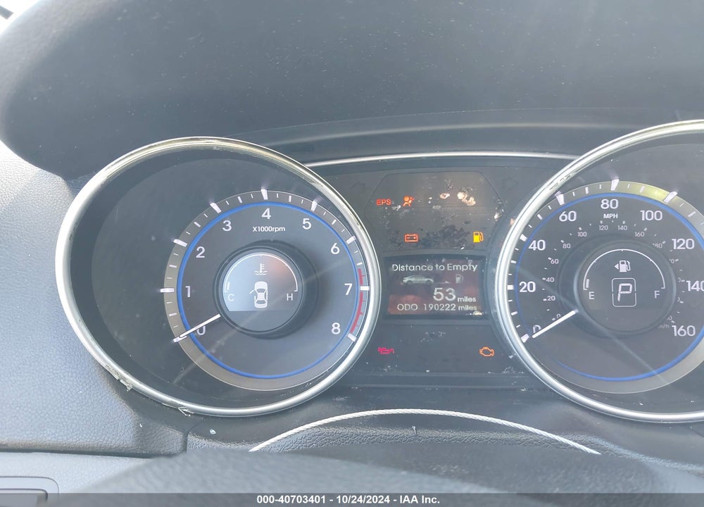 2012 HYUNDAI SONATA GLS VIN: 5NPEB4AC6CH447391