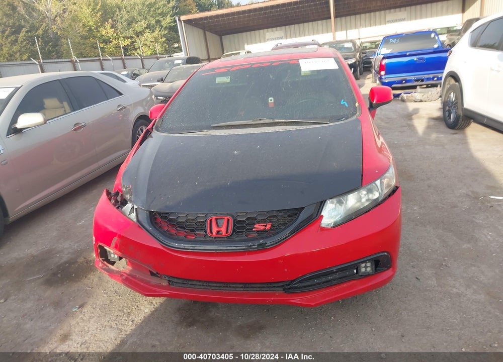 2013 HONDA CIVIC SI VIN: 2HGFB6E55DH711479