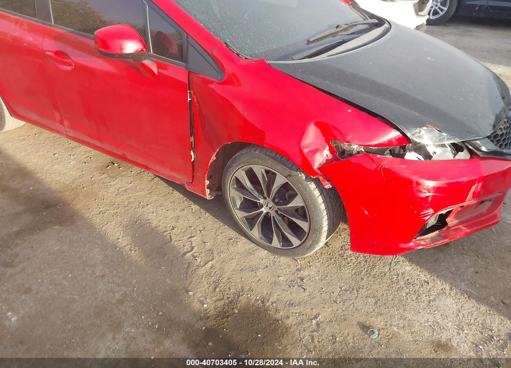 2013 HONDA CIVIC SI VIN: 2HGFB6E55DH711479