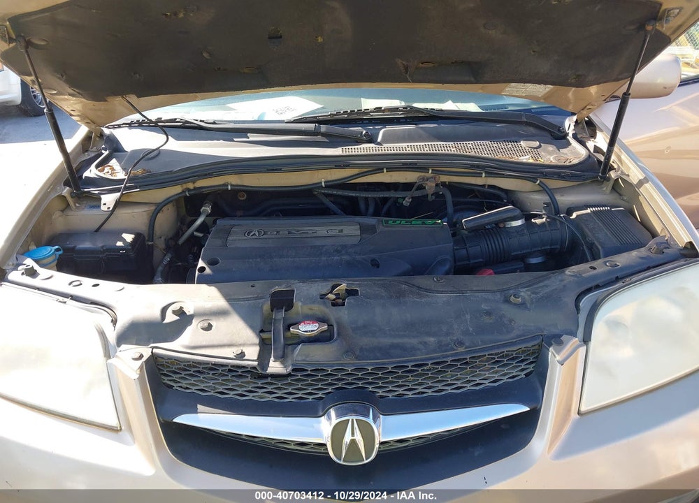2001 ACURA MDX VIN: 2HNYD18631H002516