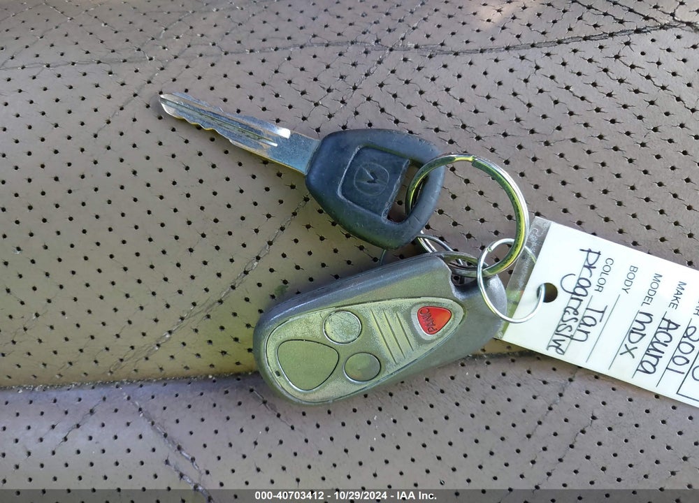 2001 ACURA MDX VIN: 2HNYD18631H002516