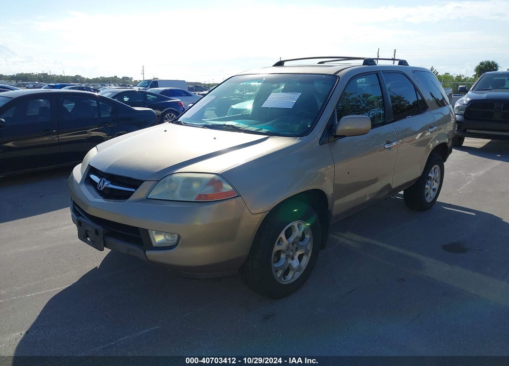 2001 ACURA MDX VIN: 2HNYD18631H002516