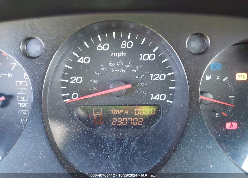 2001 ACURA MDX VIN: 2HNYD18631H002516