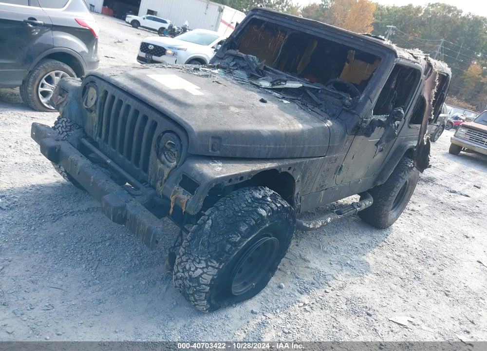 2004 JEEP WRANGLER X VIN: 1J4FA39S34P745281
