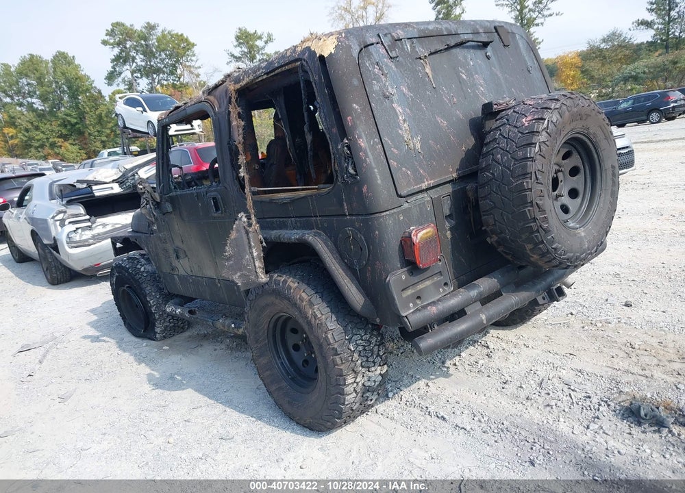 2004 JEEP WRANGLER X VIN: 1J4FA39S34P745281
