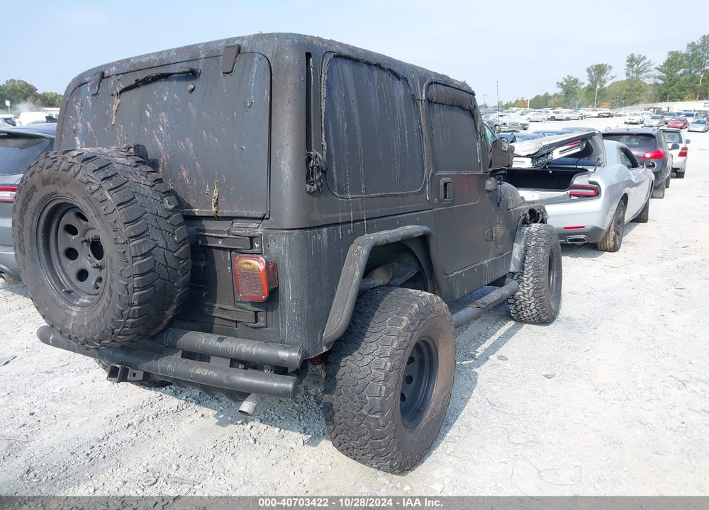2004 JEEP WRANGLER X VIN: 1J4FA39S34P745281