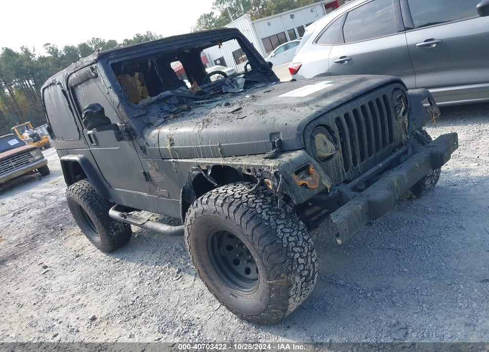 2004 JEEP WRANGLER X VIN: 1J4FA39S34P745281