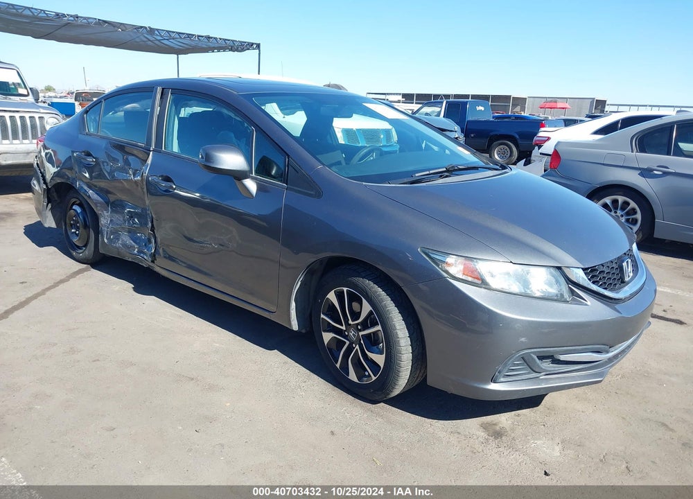 2013 HONDA CIVIC EX VIN: 2HGFB2F8XDH522456