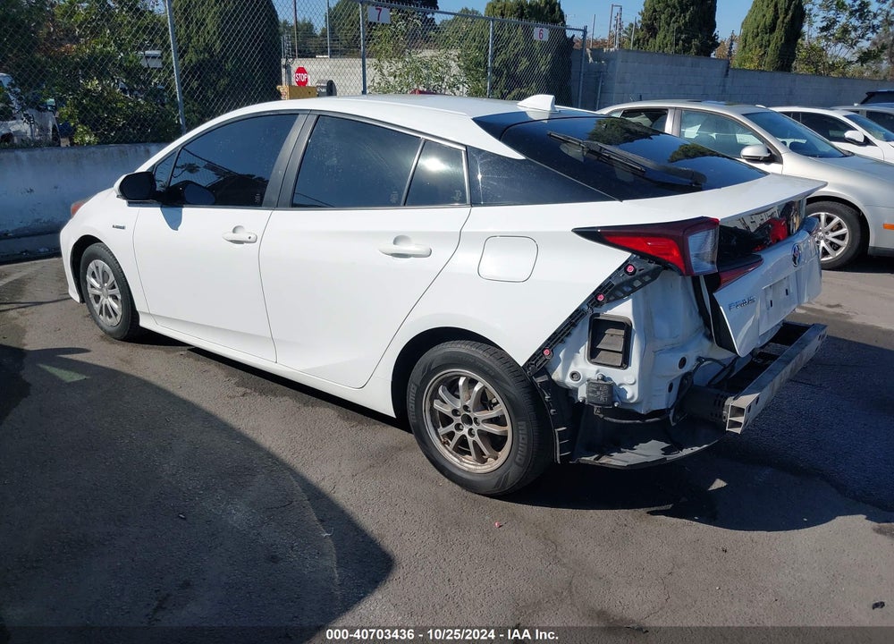 2020 TOYOTA PRIUS LE VIN: JTDKARFU4L3109486