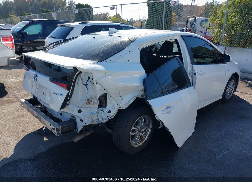 2020 TOYOTA PRIUS LE VIN: JTDKARFU4L3109486
