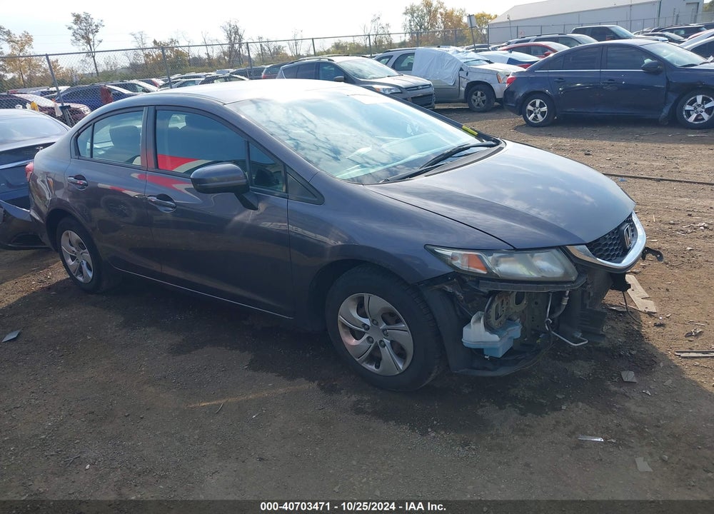 2015 HONDA CIVIC LX VIN: 19XFB2F50FE233993