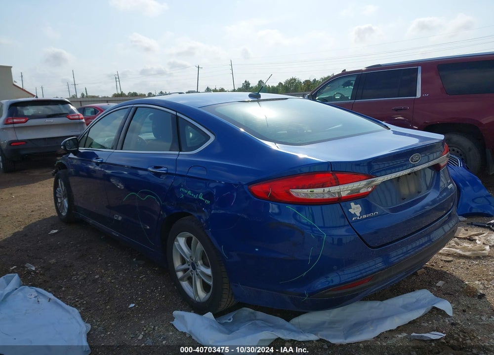 2018 FORD FUSION SE VIN: 3FA6P0HD9JR202422