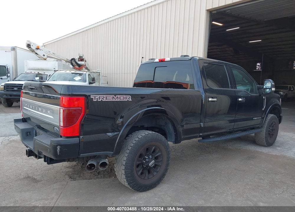 2020 FORD F-250 PLATINUM VIN: 1FT8W2BT3LEE03742