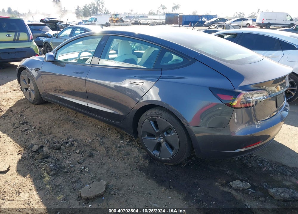 2021 TESLA MODEL 3 LONG RANGE DUAL MOTOR ALL-WHEEL DRIVE VIN: 5YJ3E1EB9MF848836
