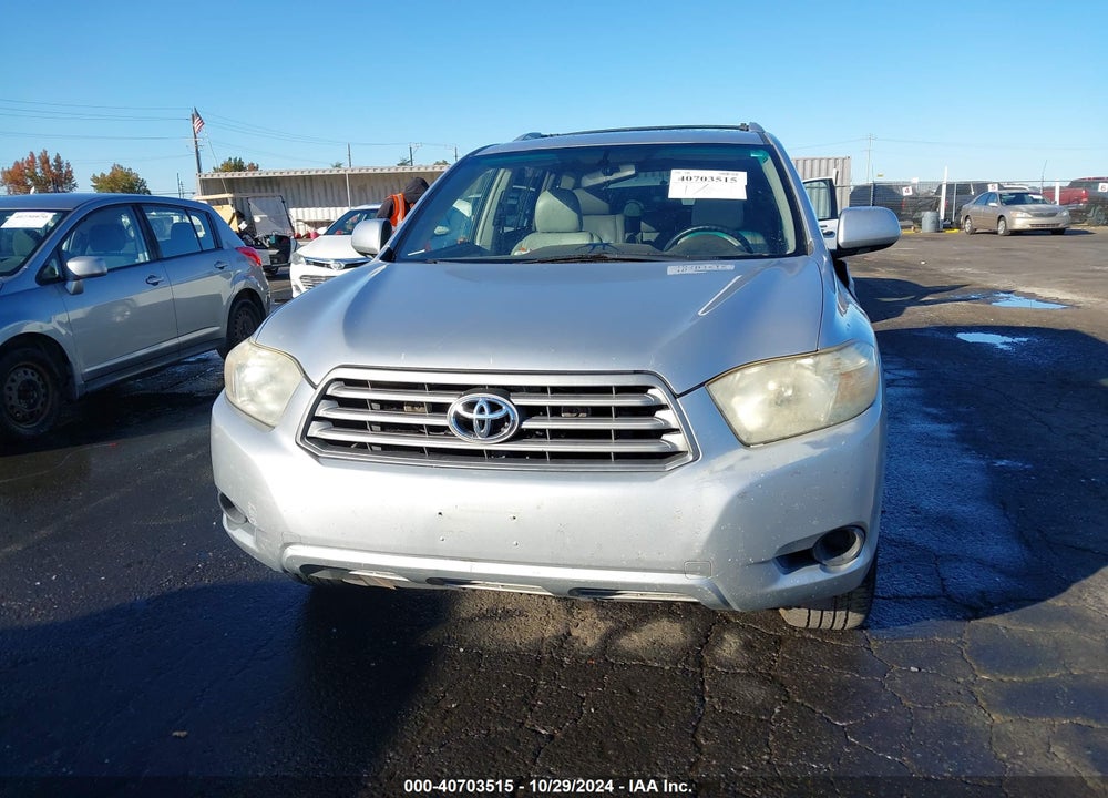 2008 TOYOTA HIGHLANDER HYBRID VIN: JTEEW41A582012417