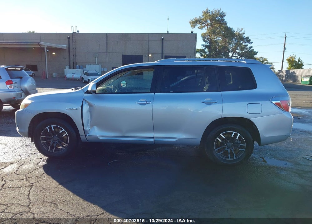 2008 TOYOTA HIGHLANDER HYBRID VIN: JTEEW41A582012417