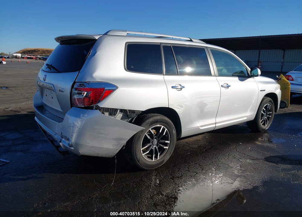 2008 TOYOTA HIGHLANDER HYBRID VIN: JTEEW41A582012417