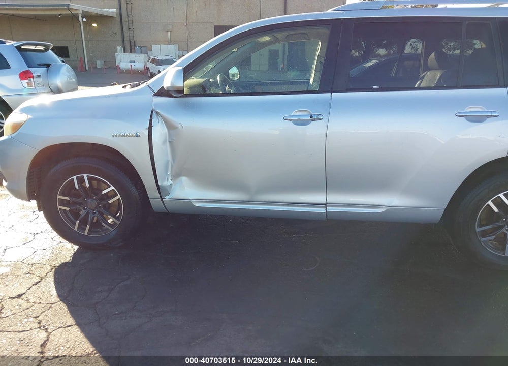 2008 TOYOTA HIGHLANDER HYBRID VIN: JTEEW41A582012417