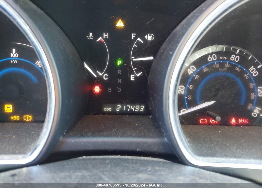 2008 TOYOTA HIGHLANDER HYBRID VIN: JTEEW41A582012417