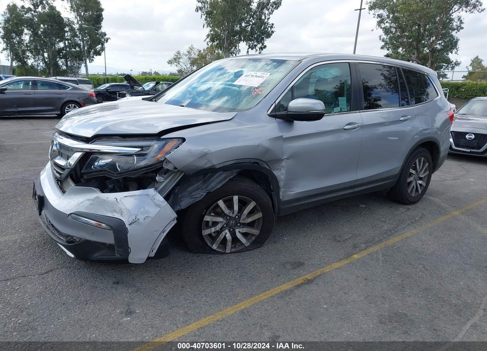 2022 HONDA PILOT EXL VIN: 5FNYF5H59NB037734